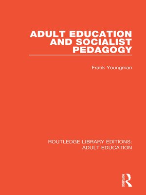 cover image of Adult Education and Socialist Pedagogy